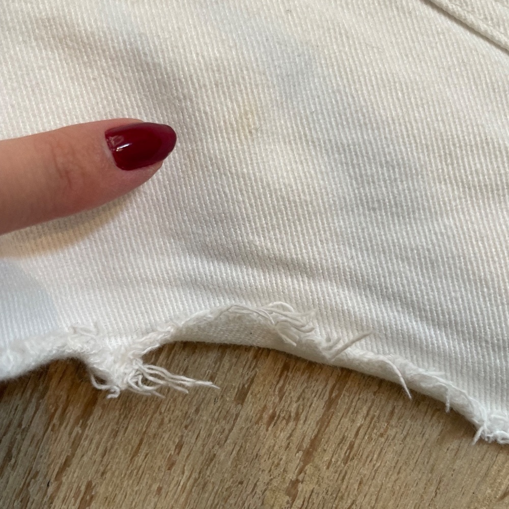 Reformation White Denim Shorts - Picture 5 of 5